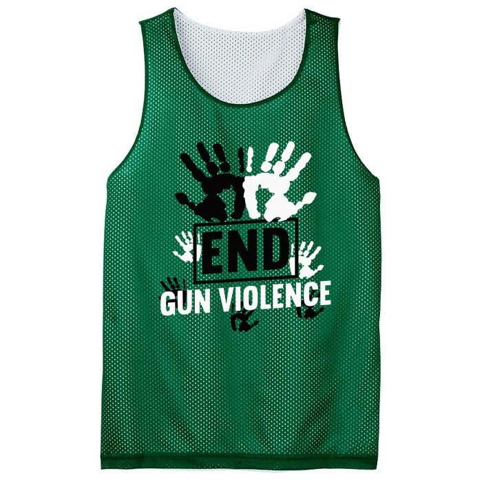 Enough End Gun Violence Awareness Day In June Wear Orange Mesh Reversible Basketball Jersey Tank