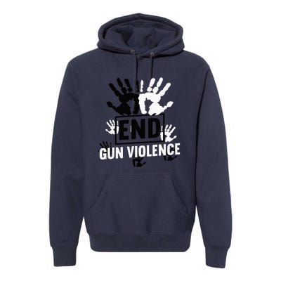 Enough End Gun Violence Awareness Day In June Wear Orange Premium Hoodie