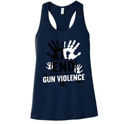 Enough End Gun Violence Awareness Day In June Wear Orange Women's Racerback Tank