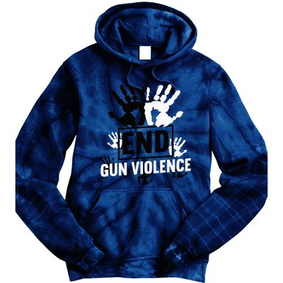 Enough End Gun Violence Awareness Day In June Wear Orange Tie Dye Hoodie