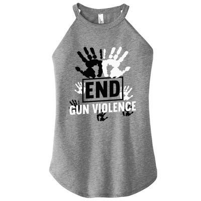 Enough End Gun Violence Awareness Day In June Wear Orange Women's Perfect Tri Rocker Tank