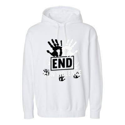 Enough End Gun Violence Awareness Day In June Wear Orange Garment-Dyed Fleece Hoodie