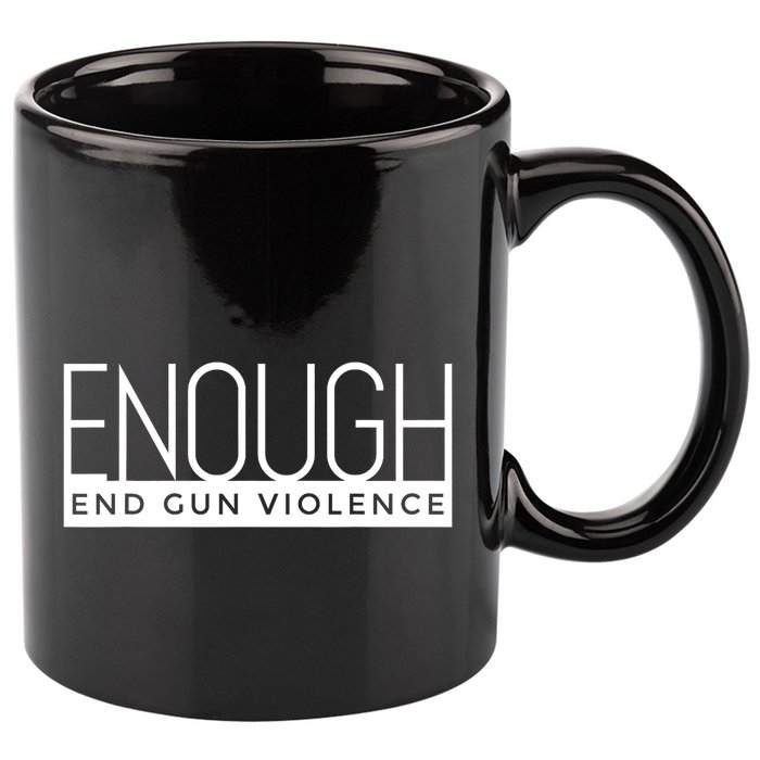 Enough End Gun Violence No Gun Awareness Day Wear Orange 11oz C Handle Ceramic Mug