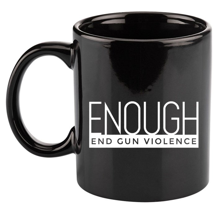 Enough End Gun Violence No Gun Awareness Day Wear Orange 11oz C Handle Ceramic Mug