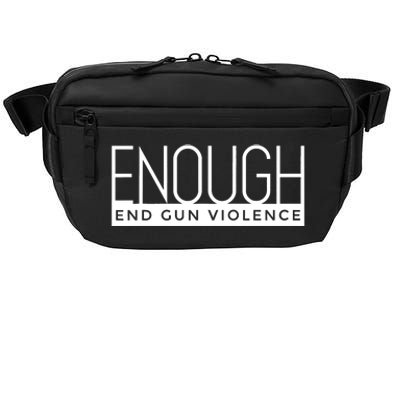 Enough End Gun Violence No Gun Awareness Day Wear Orange Crossbody Pack