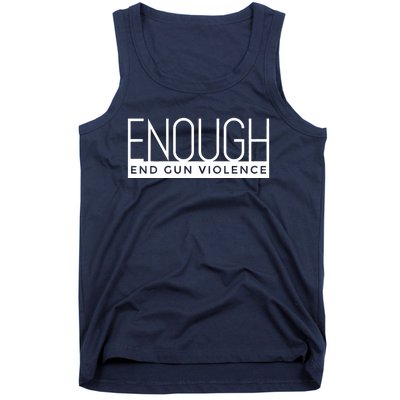 Enough End Gun Violence No Gun Awareness Day Wear Orange Tank Top