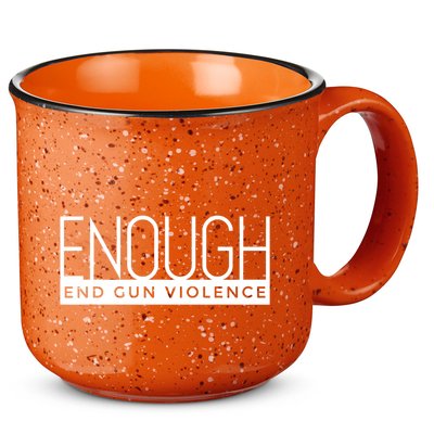 Enough End Gun Violence No Gun Awareness Day Wear Orange 15oz Campfire Ceramic Mug