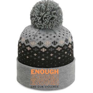 Enough End Gun Violence The Baniff Cuffed Pom Beanie