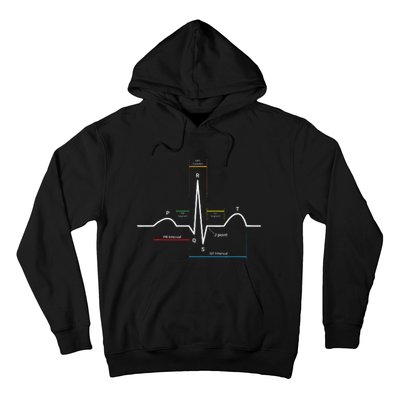 Ecg Ekg Heartbeat Hoodie