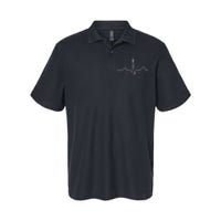 Ecg Ekg Heartbeat Softstyle Adult Sport Polo