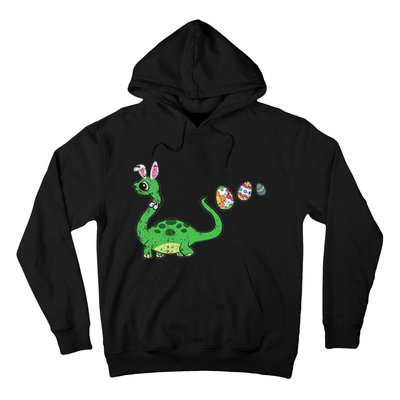 Easter Egg Hunting Brontosaurus Spring Hoodie