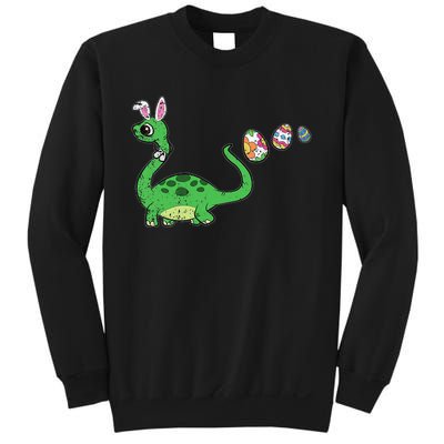 Easter Egg Hunting Brontosaurus Spring Sweatshirt