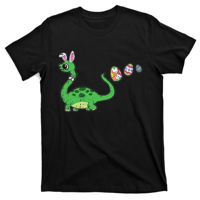 Easter Egg Hunting Brontosaurus Spring T-Shirt