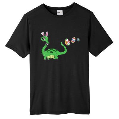 Easter Egg Hunting Brontosaurus Spring Tall Fusion ChromaSoft Performance T-Shirt