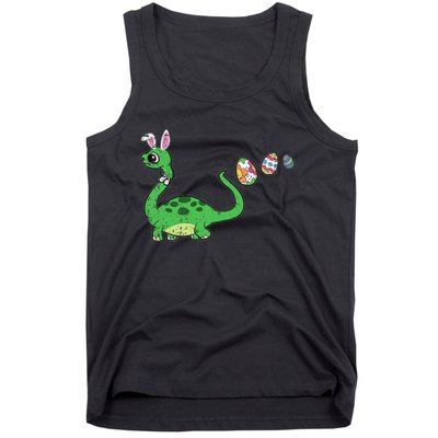 Easter Egg Hunting Brontosaurus Spring Tank Top