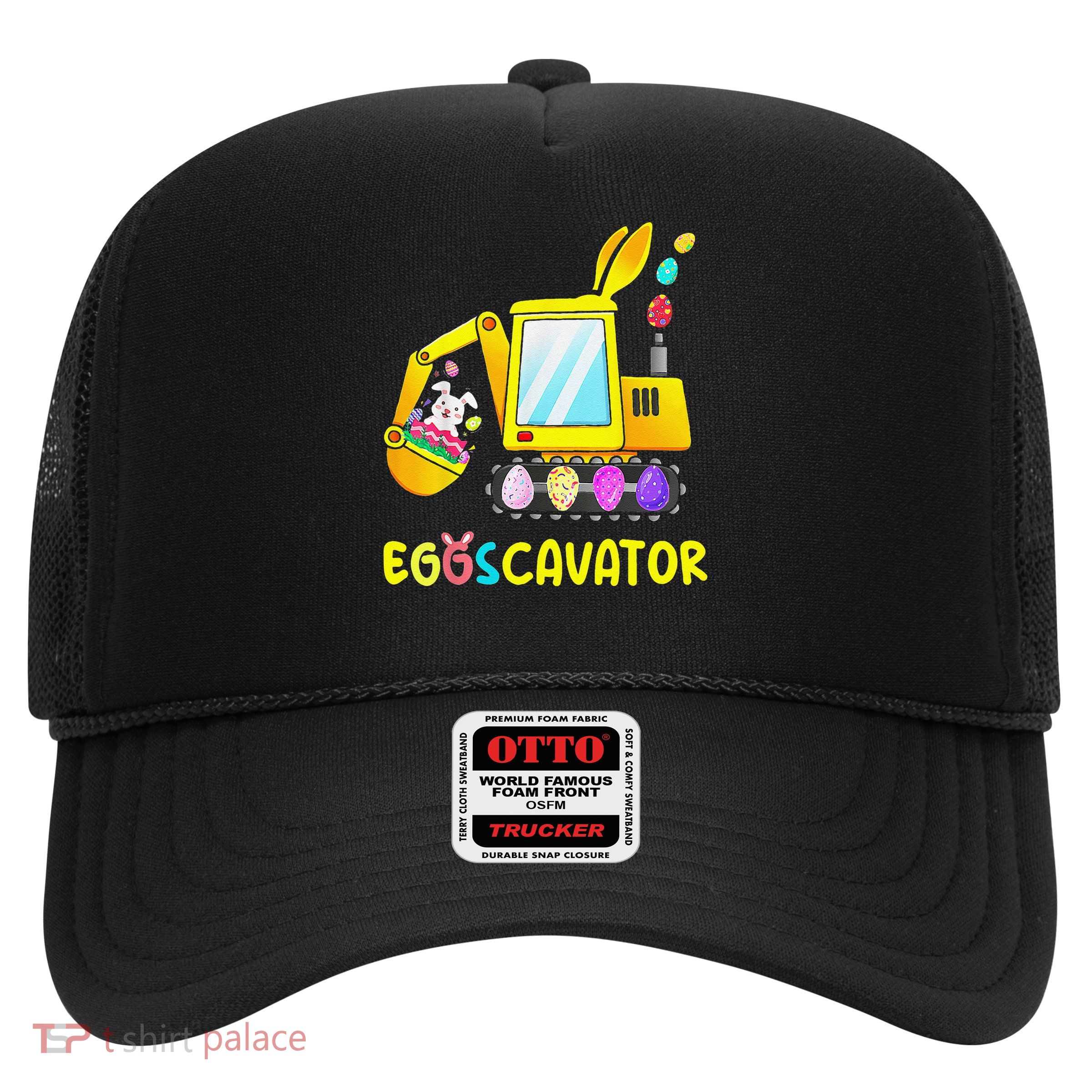 Easter Egg Hunt For Toddlers Funny EggsCavator Trucker Hat