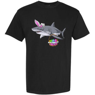 Easter Egg Hunt Shark Garment-Dyed Heavyweight T-Shirt