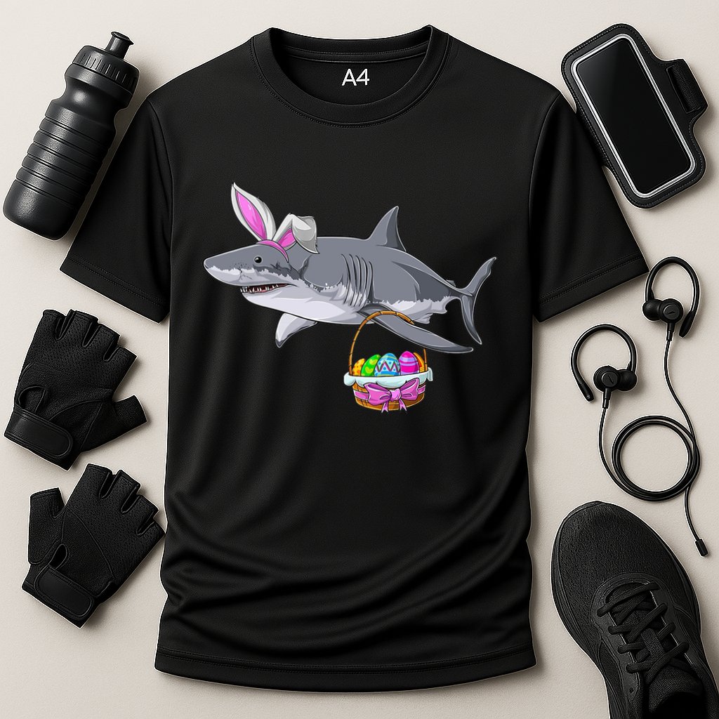 Easter Egg Hunt Shark Performance Shirt