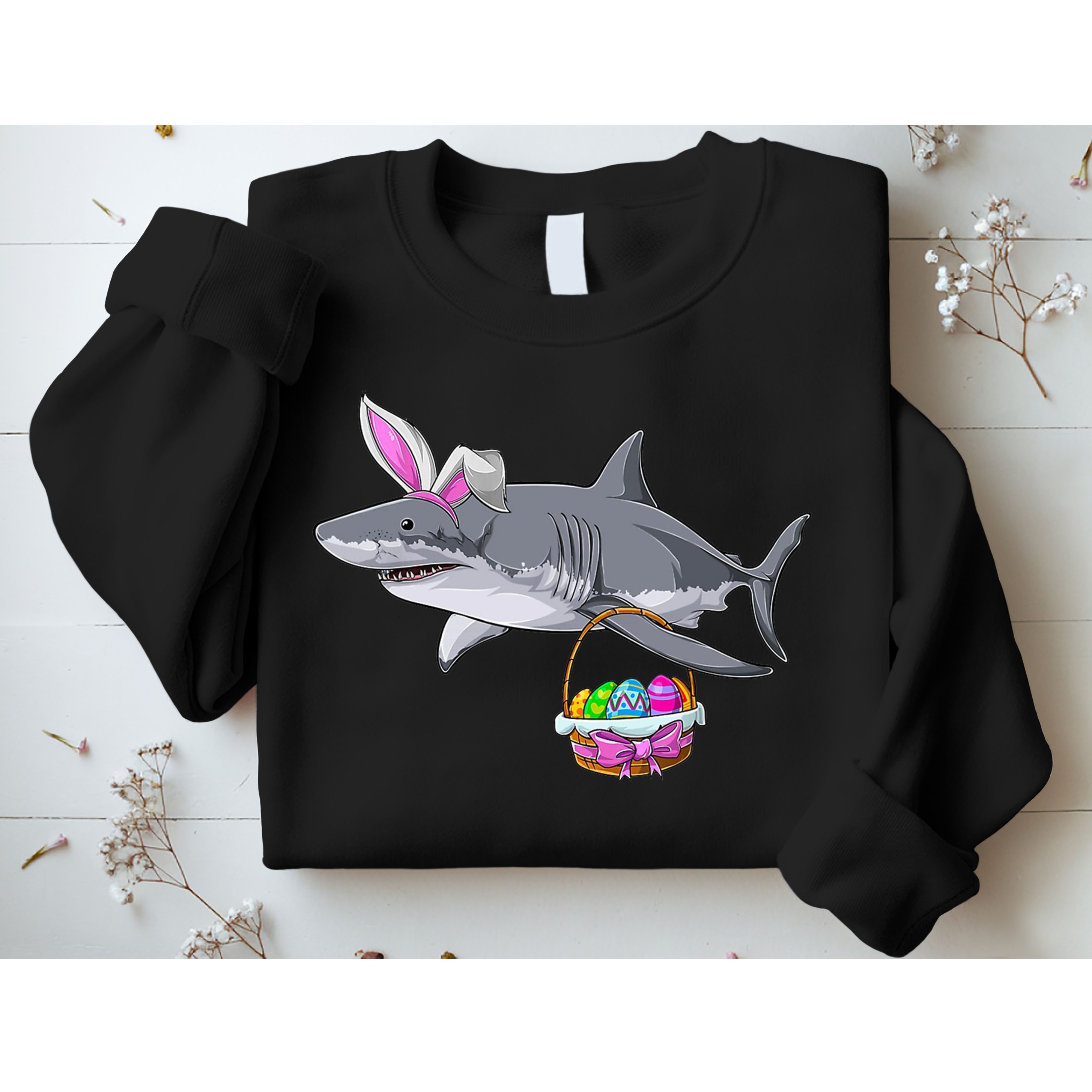 Easter Egg Hunt Shark Sweatshirt