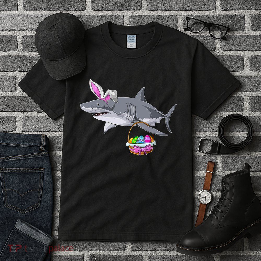 Easter Egg Hunt Shark Tall T-Shirt