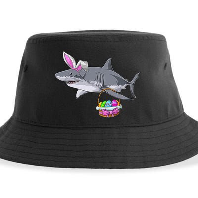 Easter Egg Hunt Shark Sustainable Bucket Hat