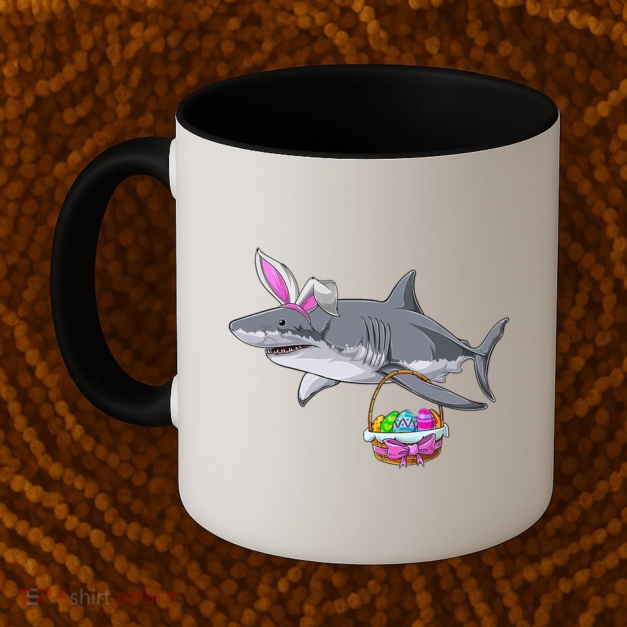 Easter Egg Hunt Shark Mug