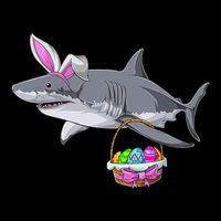 Easter Egg Hunt Shark 16 in Basic Backpack