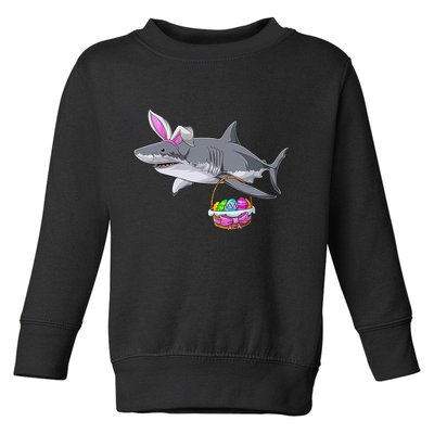 Easter Egg Hunt Shark Toddler Sweatshirt