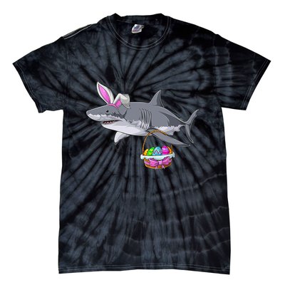 Easter Egg Hunt Shark Tie-Dye T-Shirt
