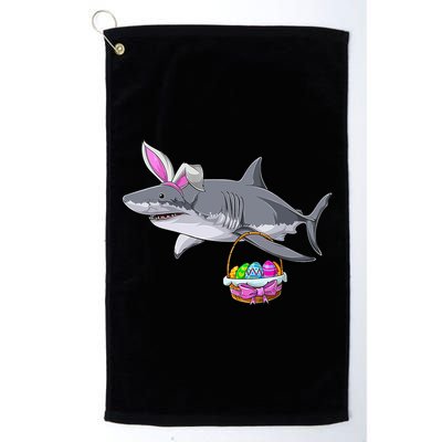 Easter Egg Hunt Shark Golf Towel