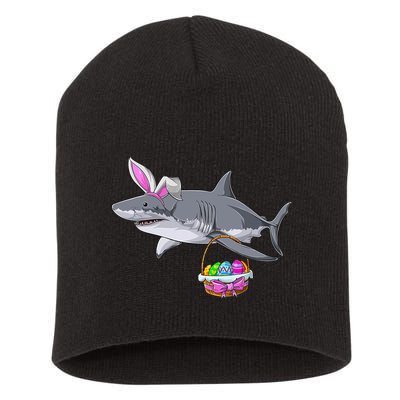 Easter Egg Hunt Shark Short Acrylic Beanie