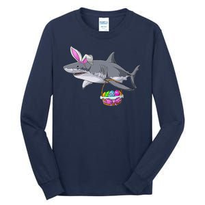 Easter Egg Hunt Shark Tall Long Sleeve T-Shirt