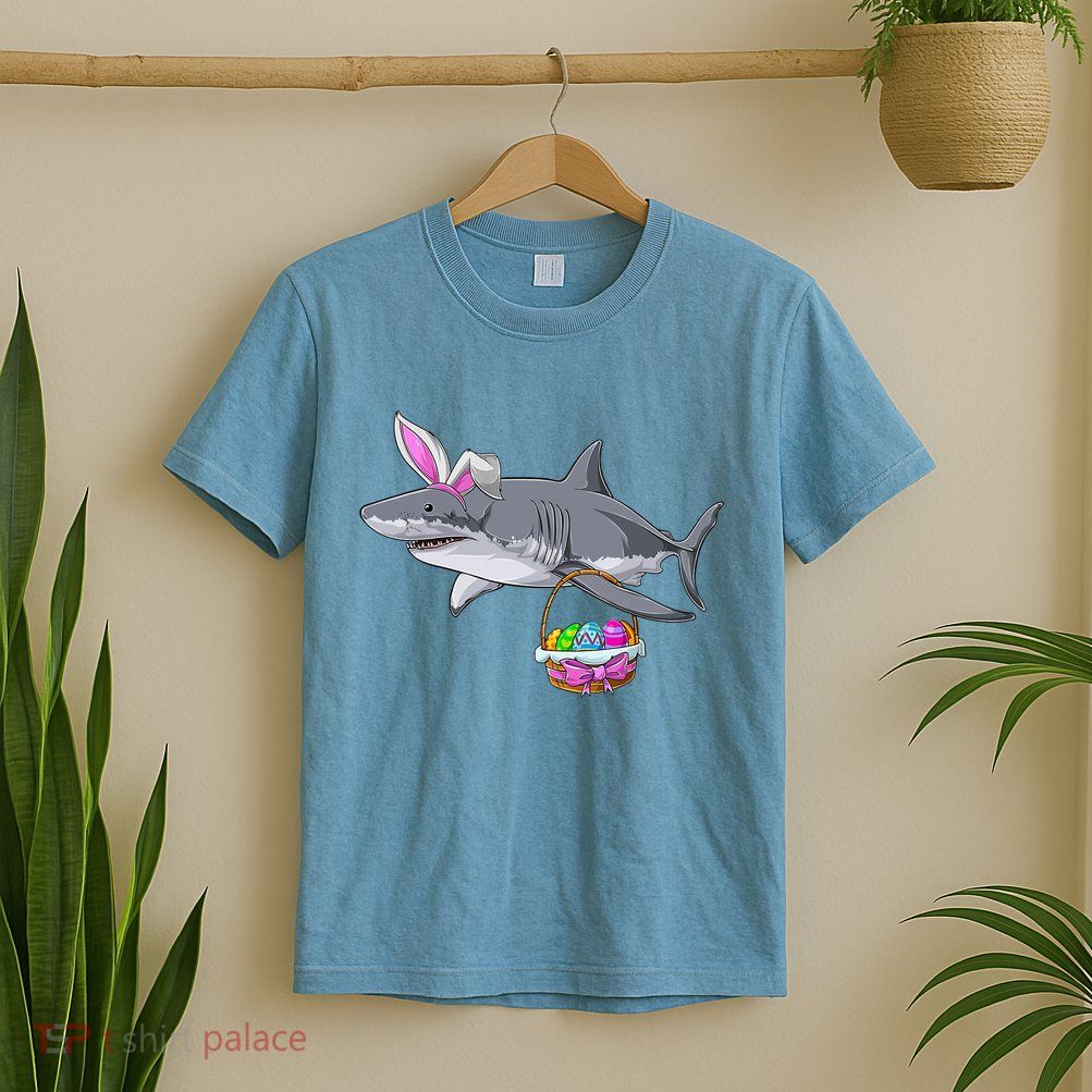 Easter Egg Hunt Shark T-Shirt