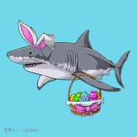 Easter Egg Hunt Shark T-Shirt