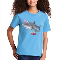 Easter Egg Hunt Shark Kids T-Shirt