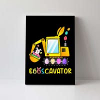 Easter Egg Hunt Funny EggsCavator Canvas