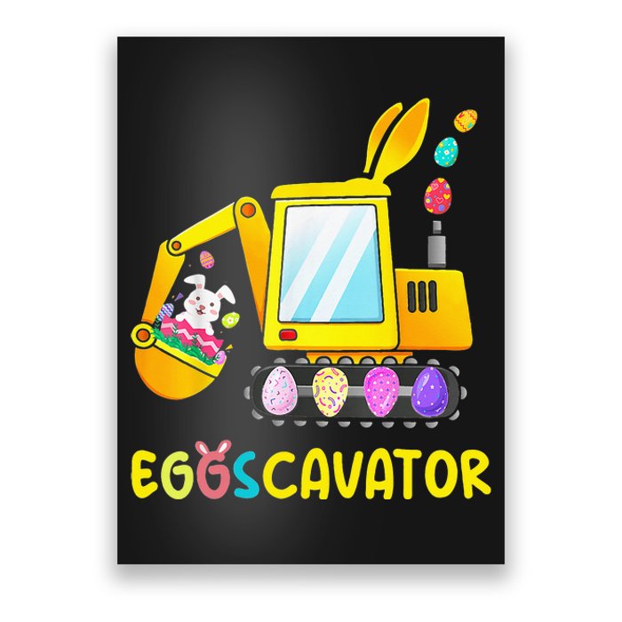 Easter Egg Hunt Funny EggsCavator Poster