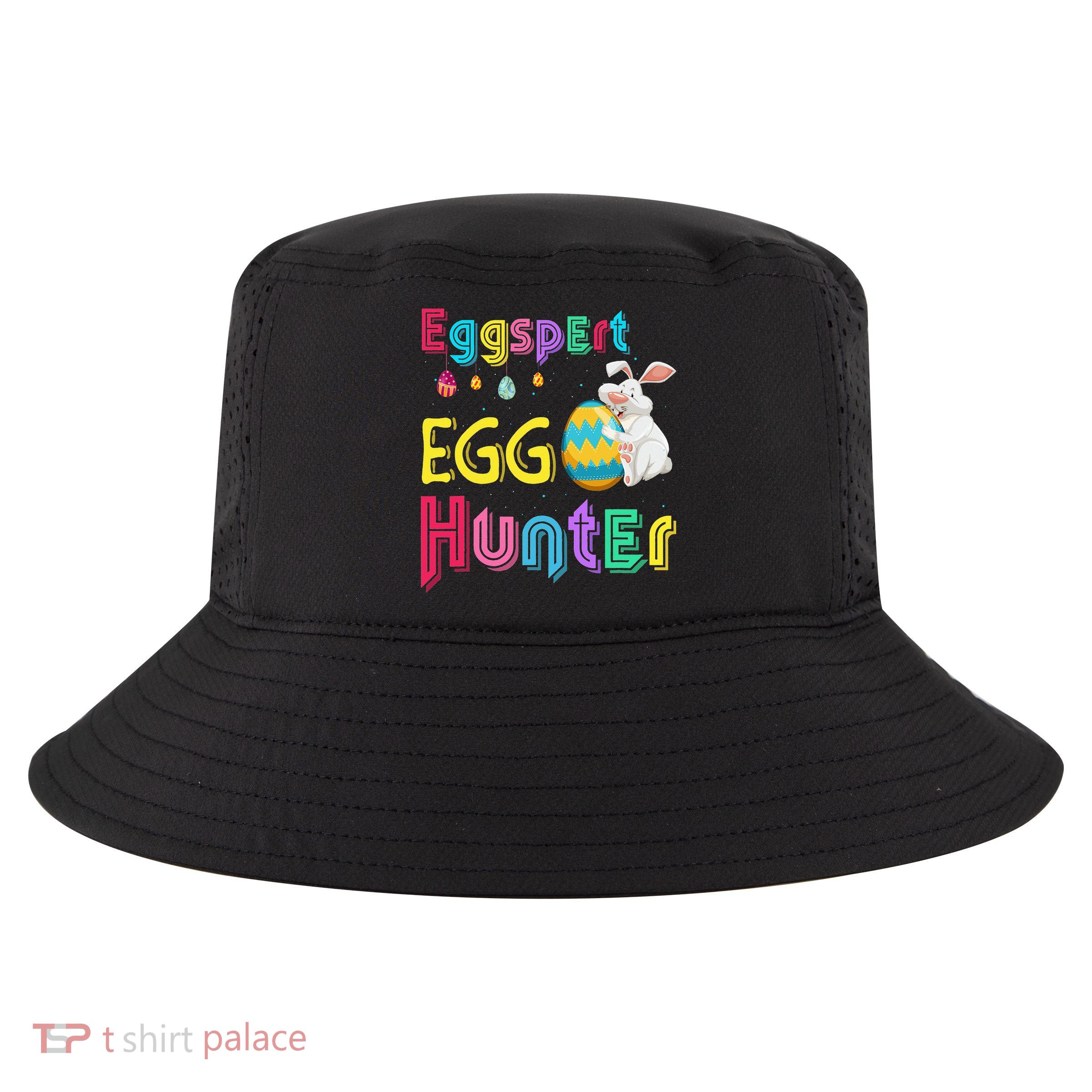 Eggspert Egg Hunter Cool Easter Bunny Hunting Eggs Cool Comfort Performance Bucket Hat
