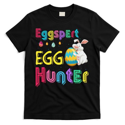 Eggspert Egg Hunter Cool Easter Bunny Hunting Eggs T-Shirt