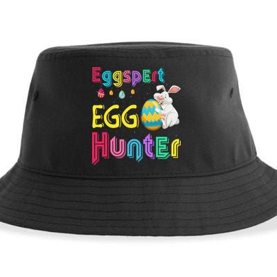 Eggspert Egg Hunter Cool Easter Bunny Hunting Eggs Sustainable Bucket Hat