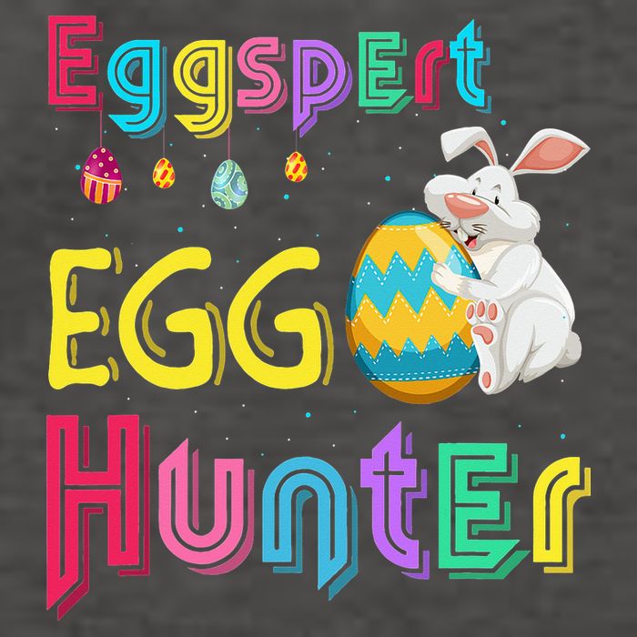Eggspert Egg Hunter Cool Easter Bunny Hunting Eggs Vector Backpack