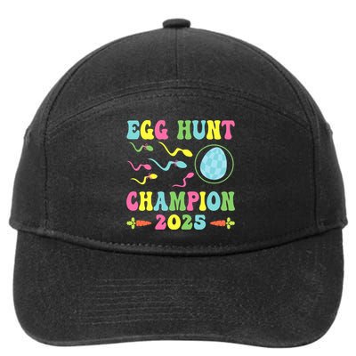 Easter Egg Hunt Champion Funny Dad Pregnancy Announcement  7-Panel Snapback Hat