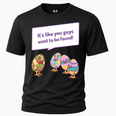 Easter Egg Hunt Funny Camo Eggs Want To Be Found Cooling Performance Crew T-Shirt