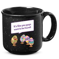 Easter Egg Hunt Funny Camo Eggs Want To Be Found 15oz Campfire Ceramic Mug