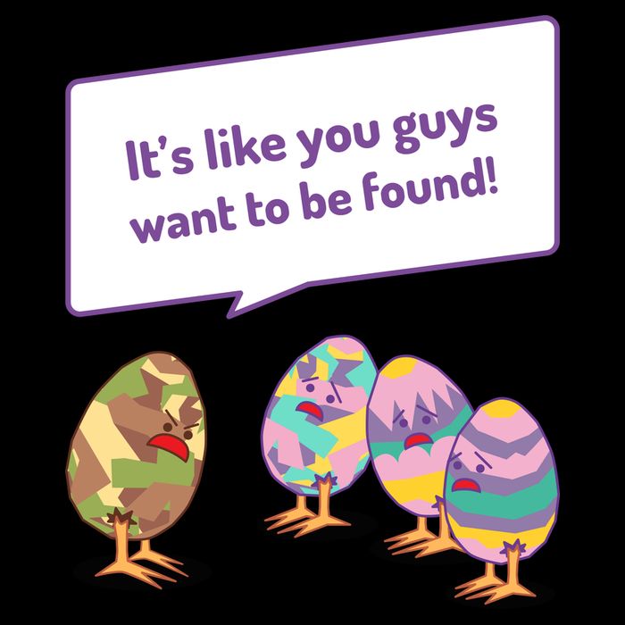 Easter Egg Hunt Funny Camo Eggs Want To Be Found 16 in Basic Backpack