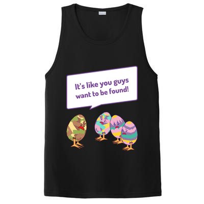 Easter Egg Hunt Funny Camo Eggs Want To Be Found PosiCharge Competitor Tank