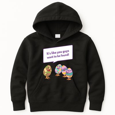 Easter Egg Hunt Funny Camo Eggs Want To Be Found Kids Hoodie