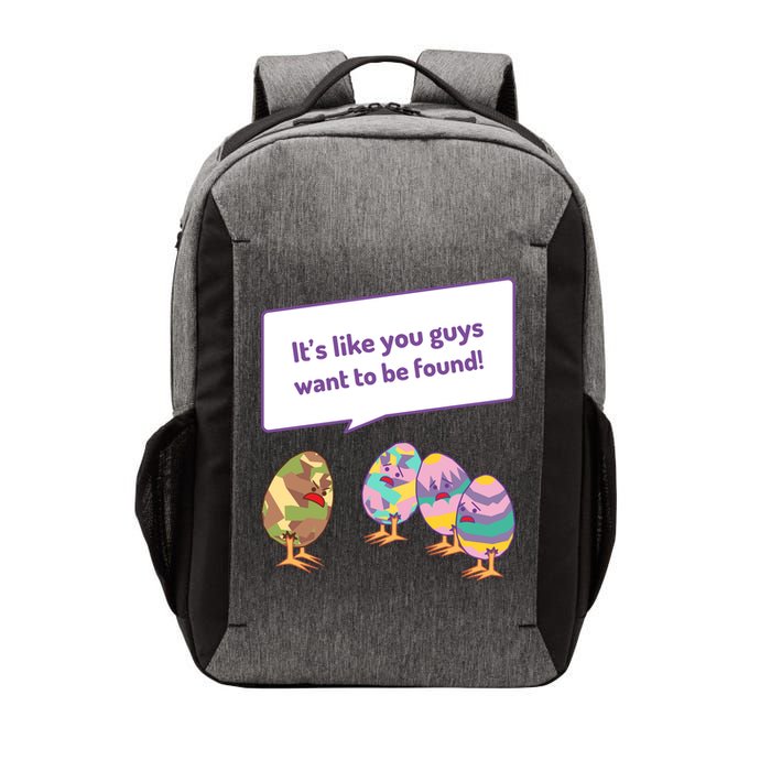 Easter Egg Hunt Funny Camo Eggs Want To Be Found Vector Backpack