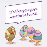 Easter Egg Hunt Funny Camo Eggs Want To Be Found Garment-Dyed Sweatshirt