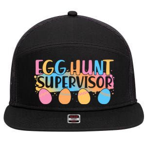 Easter Egg Hunt Supervisor 7 Panel Mesh Trucker Snapback Hat